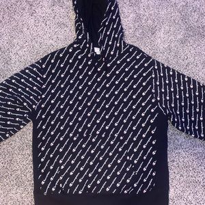 Blue champion reverse weave hoodie